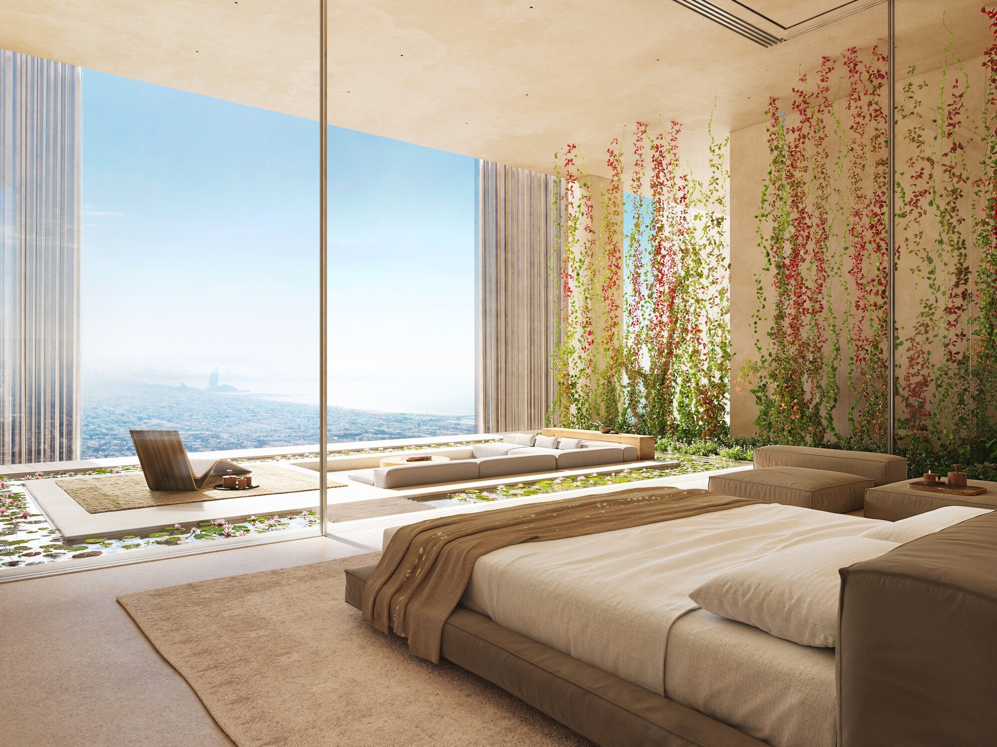 View from the residence