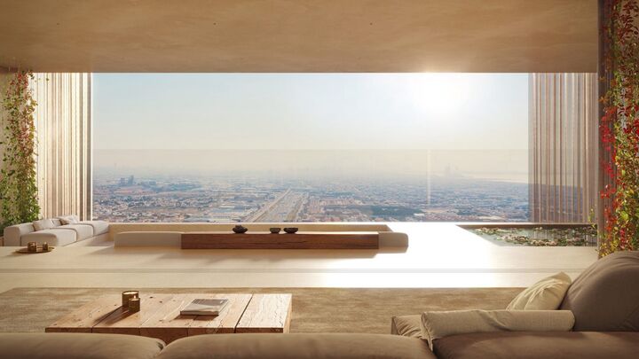 Living room · sunset