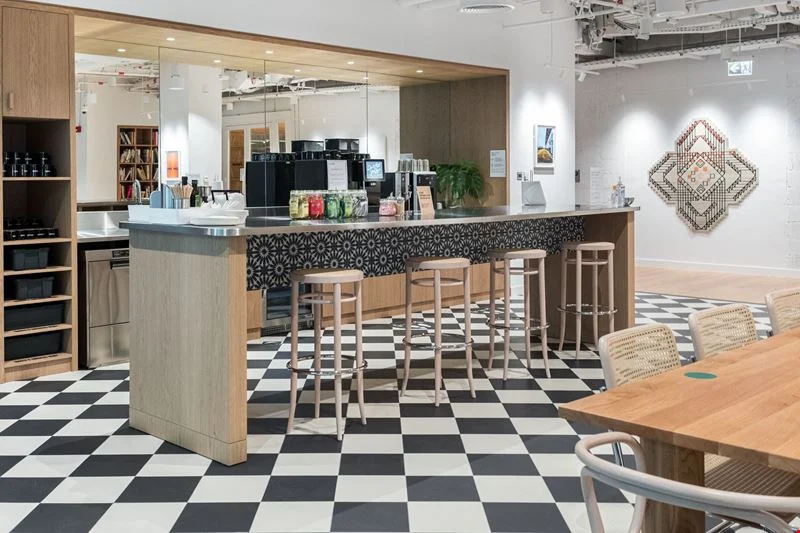WeWork One Central — Kitchen
