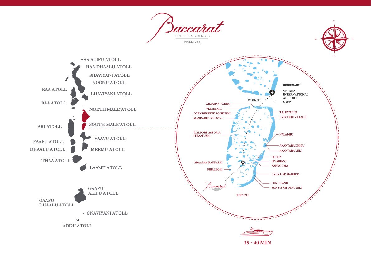 Baccarat Location Map